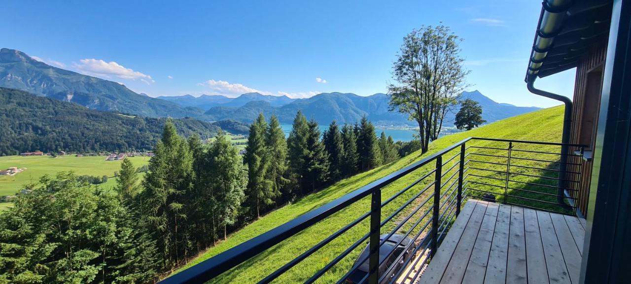 Innerschwand Ruhige Bergvilla In Alleinlage Am Mondsee Mit Seeblick Bergblick Und Whirlpool מראה חיצוני תמונה